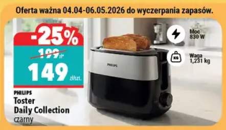 Toster Daily Collection czarny