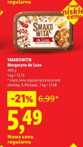 Margaryna de Luxe Smakowita