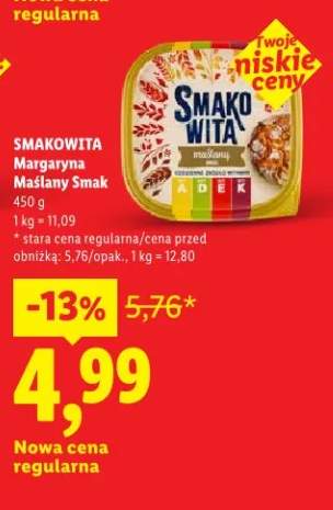 Margaryna Maślany Smak Smakowita