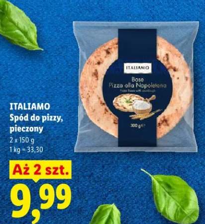 Spód do pizzy, pieczony