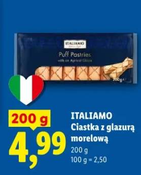 Ciastka z glazurą morelową