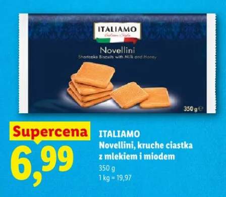 Novellini, kruche ciastka z mlekiem i miodem