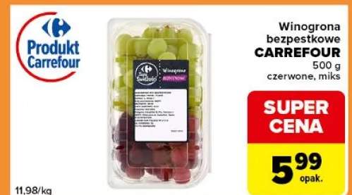 Winogrona bezpestkowe czerwone, miks