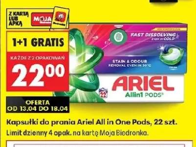 Kapsułki do prania Ariel All in One Pods