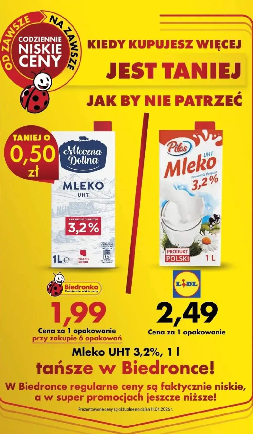 Mleko UHT 3,2%