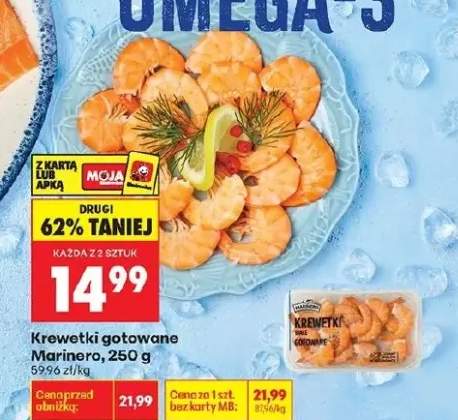 Krewetki gotowane Marinero