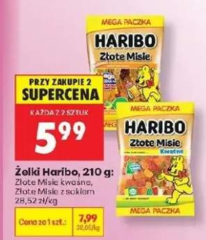 Żelki Złote Misie kwaśne