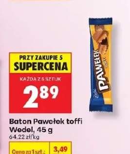 Baton Pawełek toffi Wedel