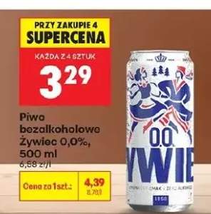 Piwo bezalkoholowe Żywiec 0,0%
