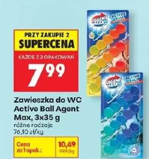 Zawieszka do WC Active Ball różne rodzaje