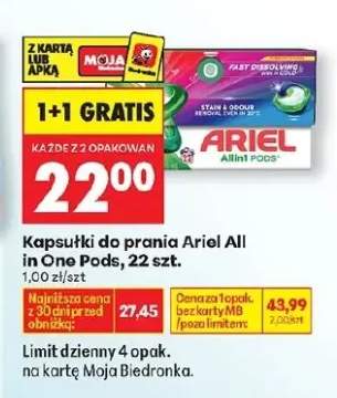 Kapsułki do prania All in One Pods