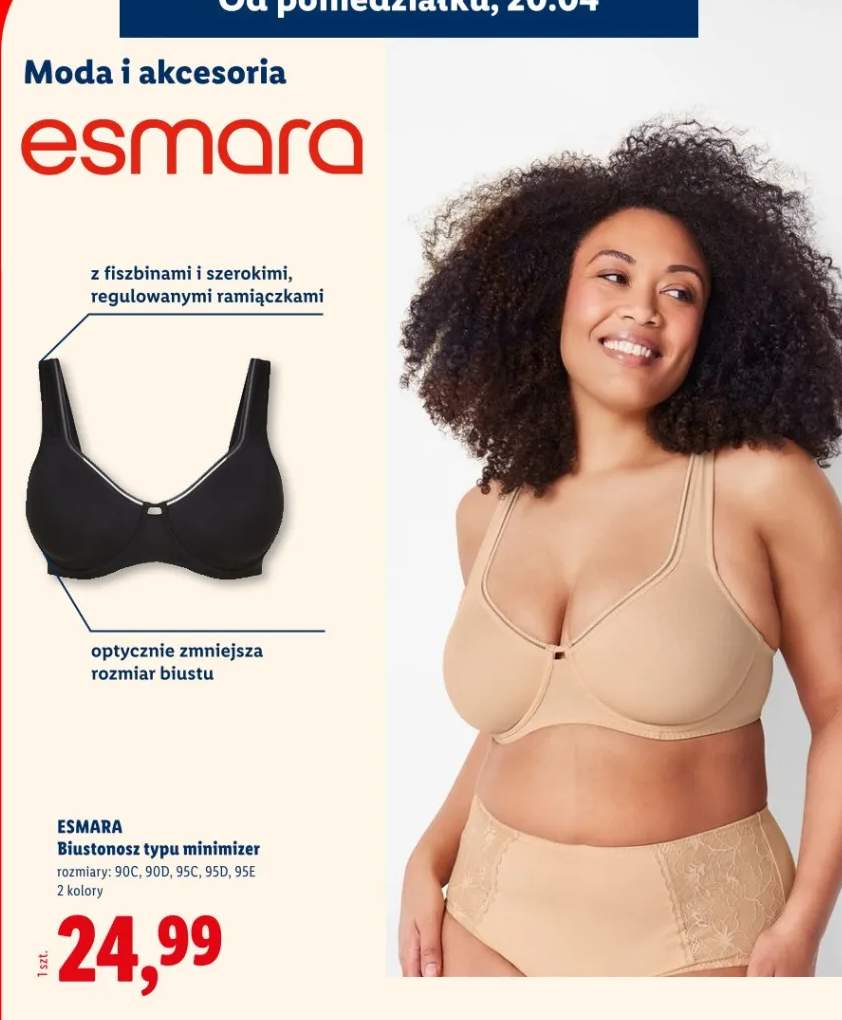 Biustonosz typu minimizer