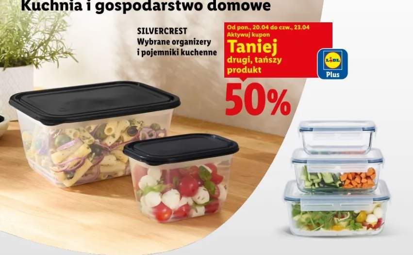 Wybrane organizery i pojemniki kuchenne