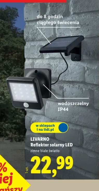 Reflektor solarny LED