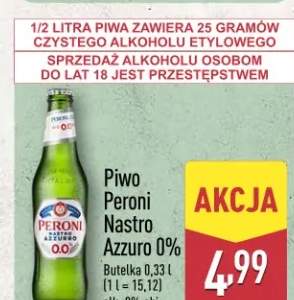Piwo peroni nastro azzuro 0%