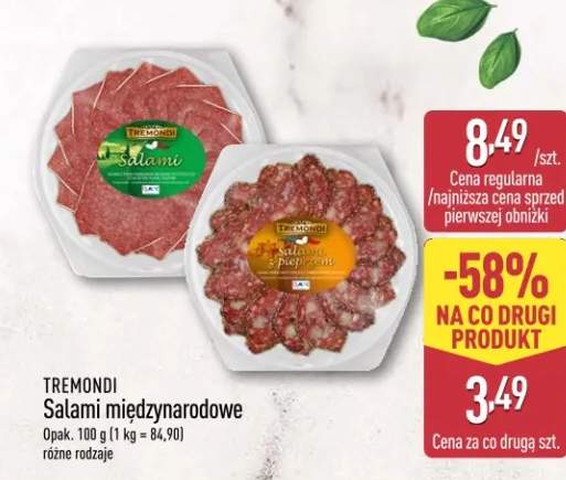 Salami międzynarodowe różne rodzaje