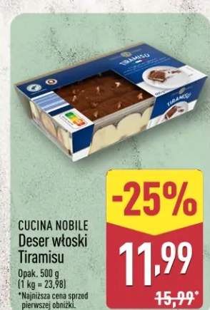 Deser włoski Tiramisu