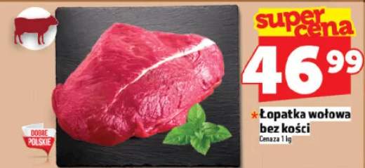 Łopatka wołowa bez kości