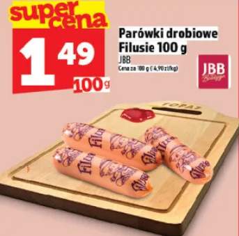 Parówki drobiowe Filusie