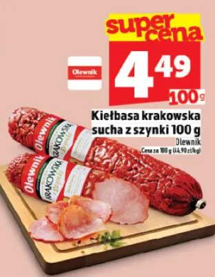 Kiełbasa krakowska sucha z szynki