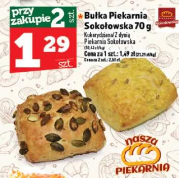 Bułka Piekarnia Sokołowska 70g