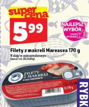 Filety z makreli Mareasea 170g