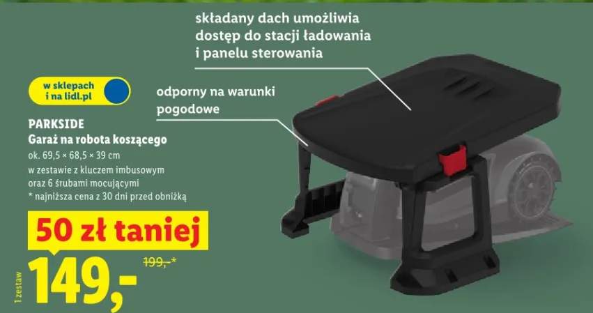 garaż robota koszacego