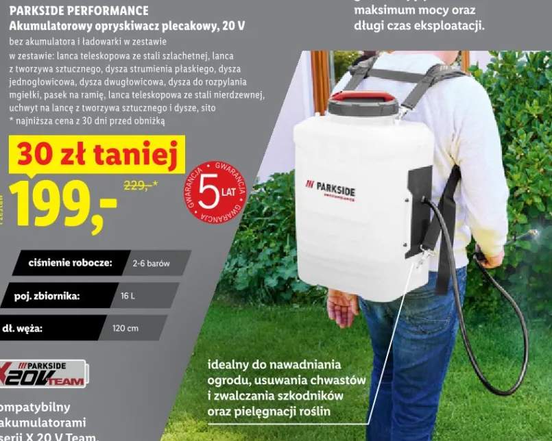 Opryskiwacz ciśnieniowy