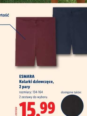 spodenki dziewczęce