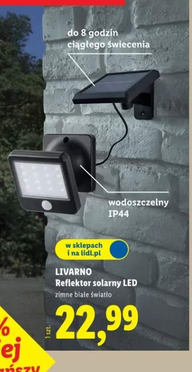 Reflektor solarny LED