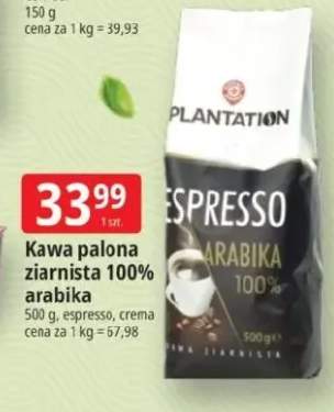 Kawa palona ziarnista 100% arabika