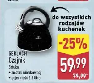 Czajnik ze stali nierdzewnej pojemność 2,8 litra