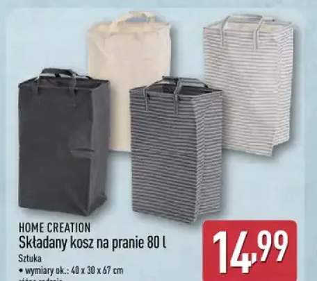 Składany kosz na pranie 80 l