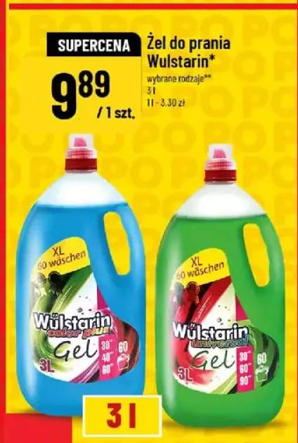 Żel do prania wybrane rodzaje