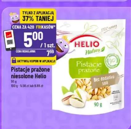 Pistacje prażone niesolone