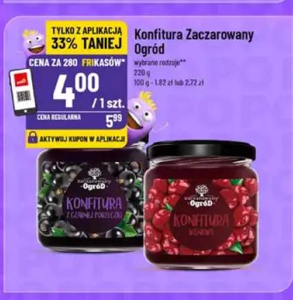 Konfitura Zaczarowany Ogród wybrane rodzaje