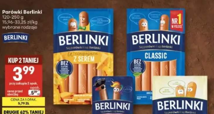 Parówki Berlinki Classic