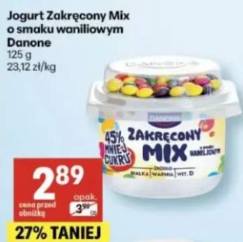 Jogurt Zakręcony Mix o smaku waniliowym