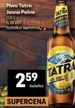 Piwo Tatra Jasne Pełne