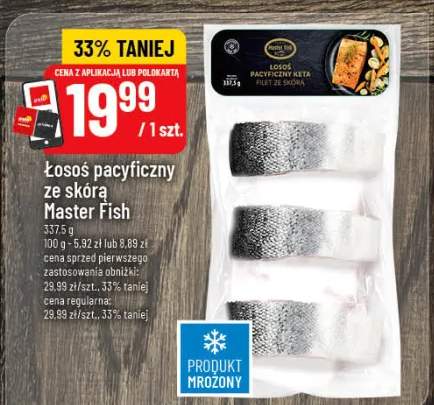 Łosoś pacyficzny ze skórą