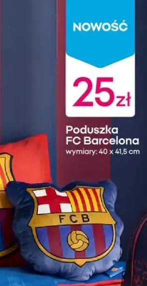 Poduszka FC Barcelona 40x41,5 cm