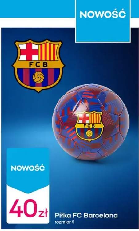 Piłka FC Barcelona rozmiar 5