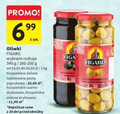 Oliwki hiszpańskie czarne drylowane