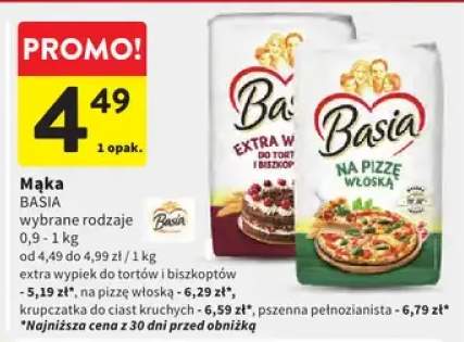 Mąka Basia extra wypiek do tortów i biszkoptów