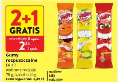 Gumy rozpuszczalne Fritt