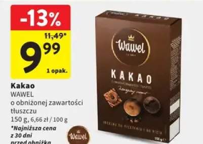 Kakao o obniżonej zawartości tłuszczu