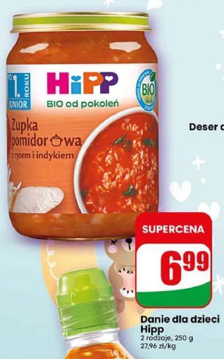 Danie dla dzieci, 2 rodzaje