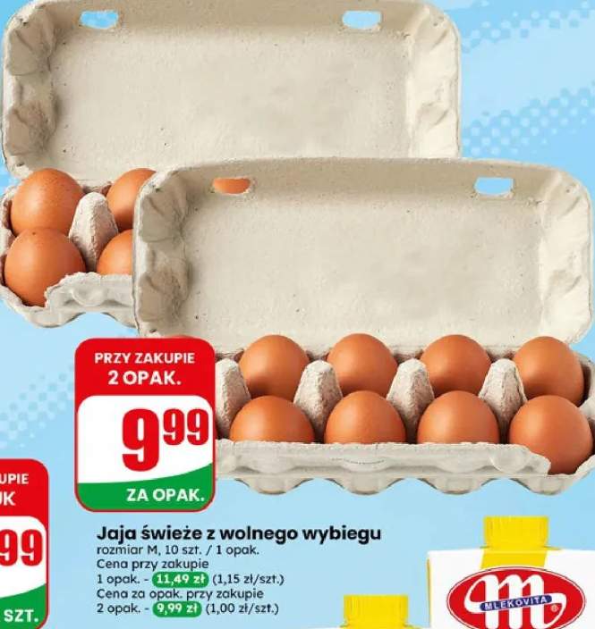 Jaja świeże z wolnego wybiegu