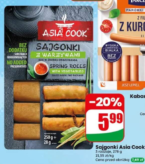 Parówki z fileta z kurczaka