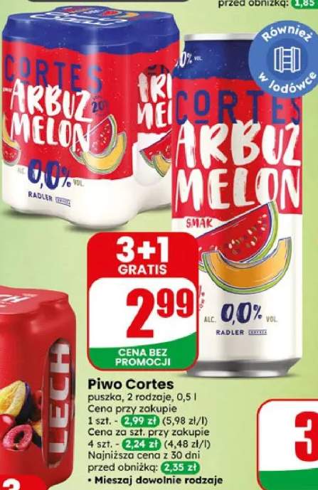 Piwo Lech smakowe puszka różne rodzaje